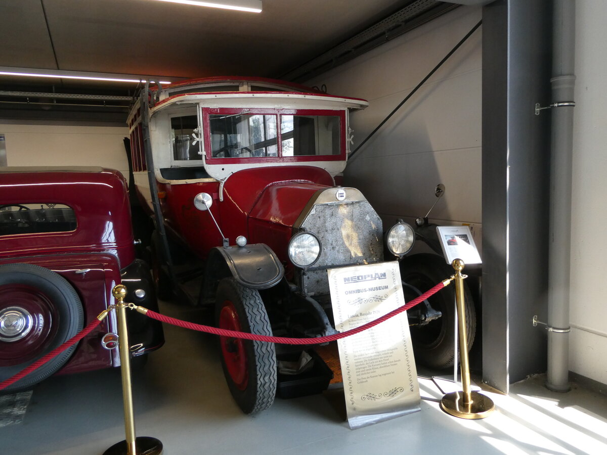 (250'940) - Globus-Reisen (Auw�rter) - Lancia/Auw�rter am 4. Juni 2023 in Pilsting, Auw�rter Automobil-Park