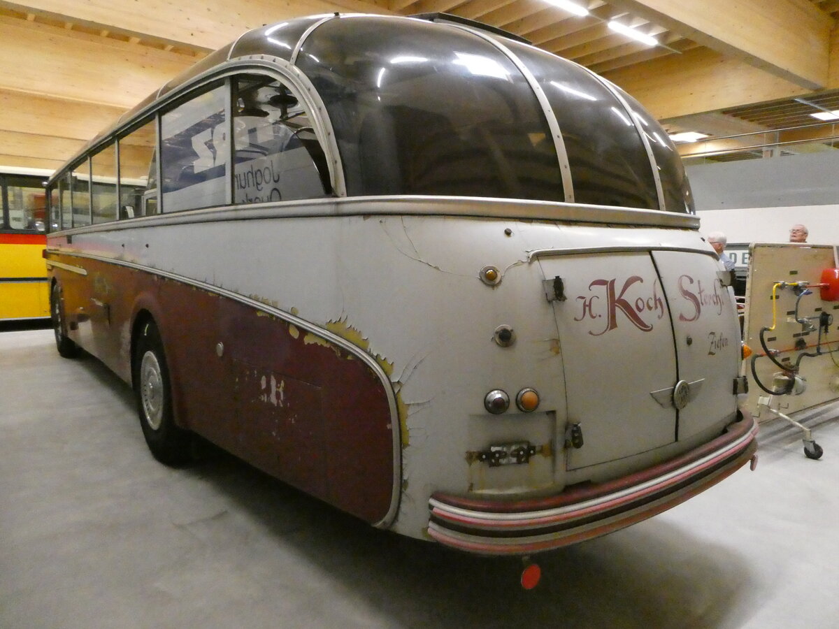 (251'277) - Koch-Sterchi, Ziefen (R�llin) - FBW/FHS am 10. Juni 2023 in N�fels, FBW-Museum