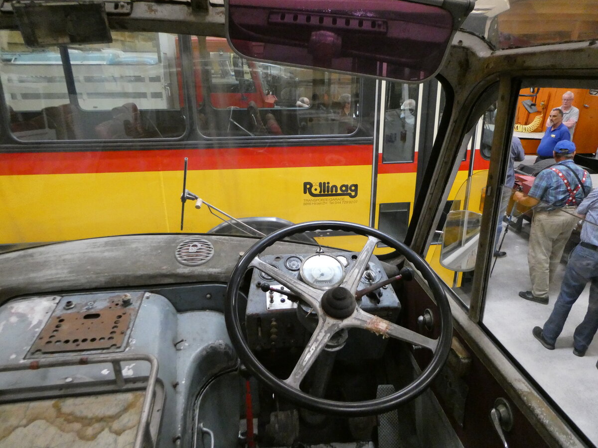 (251'284) - Koch-Sterchi, Ziefen (R�llin) - FBW/FHS am 10. Juni 2023 in N�fels, FBW-Museum (Innenaufnahme)