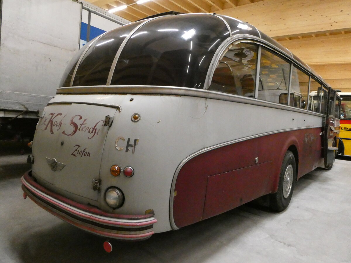 (251'285) - Koch-Sterchi, Ziefen (R�llin) - FBW/FHS am 10. Juni 2023 in N�fels, FBW-Museum