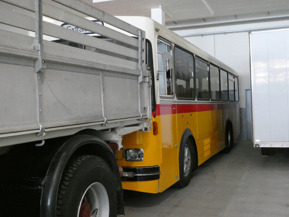 (251'318) - R�llin, Hirzel - FBW/FHS (ex K�lin, M�riken; ex Eggenberger, M�riken; ex Hammer, Schwarzenberg; ex Bucheli, Kriens Nr. 22) am 10. Juni 2023 in N�fels, FBW-Museum (Teilaufnahme)