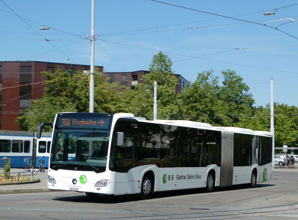 (251'421) - Welti-Furrer, Bassersdorf - Nr. 99/ZH 677'871 - Mercedes (ex Nr. 71) am 13. Juni 2023 in Z�rich, Seebach