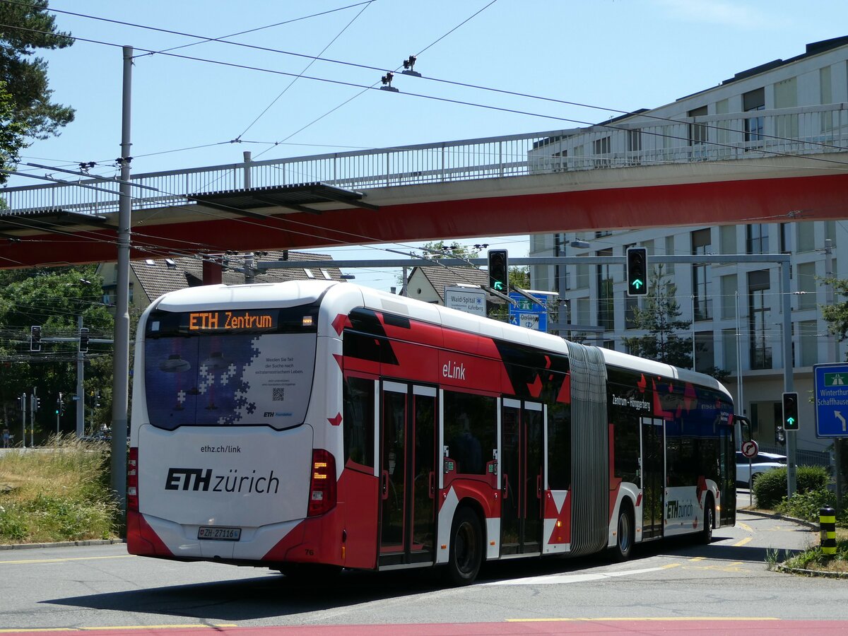 (251'448) - Welti-Furrer, Bassersdorf - Nr. 76/ZH 27'116 - Mercedes am 13. Juni 2023 in Z�rich, Bucheggplatz