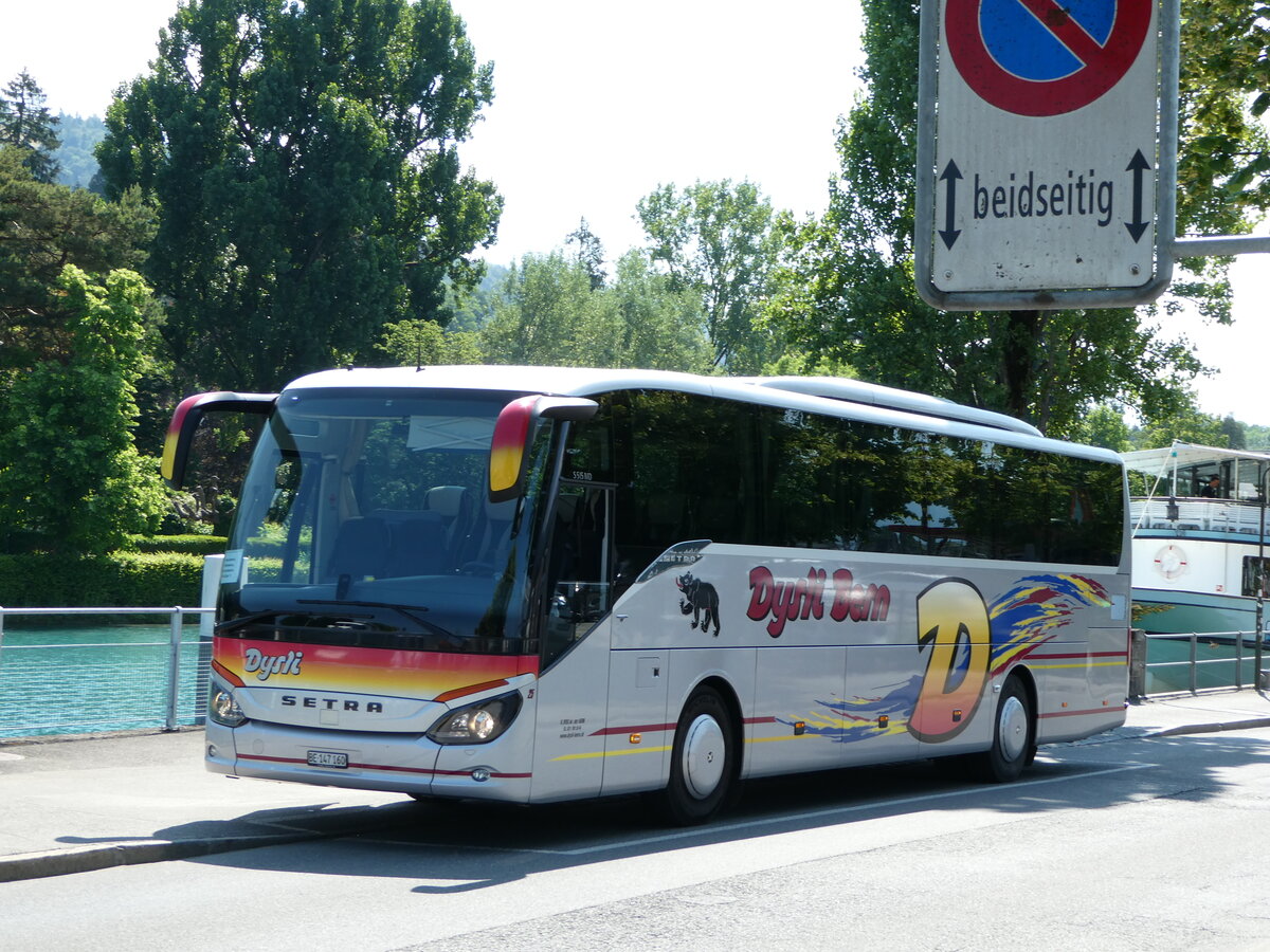 (251'496) - Dysli, Bern - Nr. 25/BE 147'160 - Setra am 14. Juni 2023 bei der Schiffl�ndte Thun