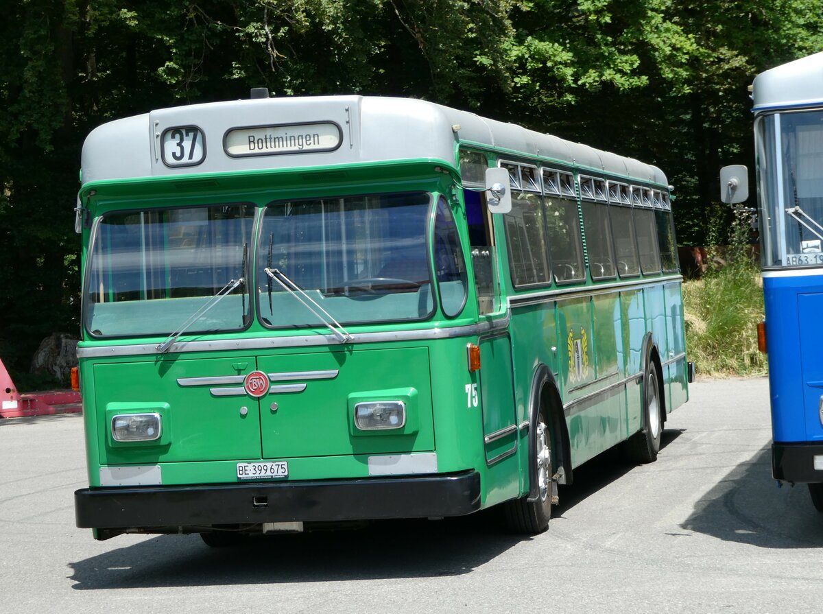 (251'690) - BVB Basel (RWB) - Nr. 75/BE 399'675 - FBW/FHS am 18. Juni 2023 in Burgdorf, �kihof Ziegelgut