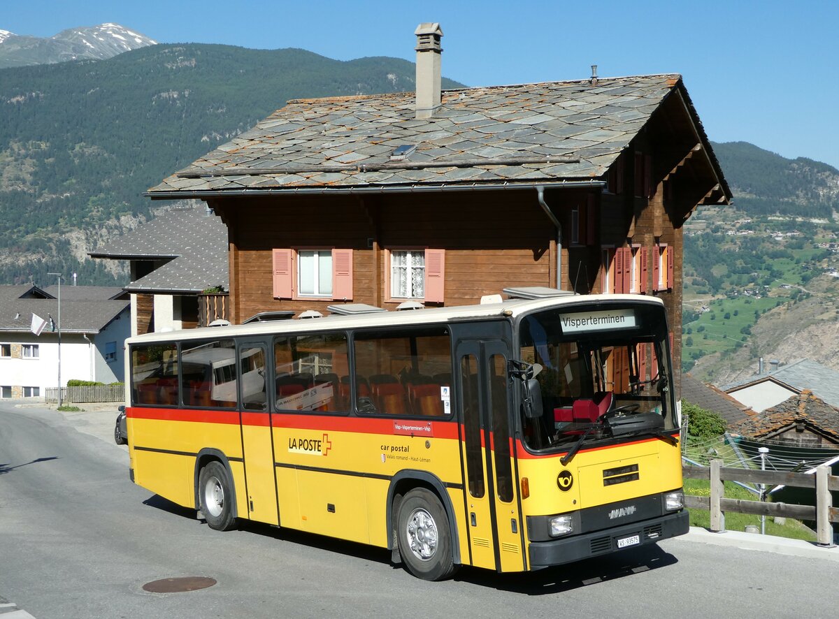 (252'027) - Oser, B�rchen - VS 93'575 - NAW/Lauber (ex Epiney, Ayer PID 1076) am 25. Juni 2023 in Visperterminen, Dorfstrasse