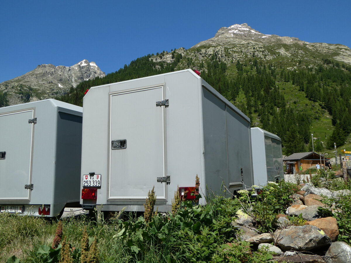 (252'049) - Jaggi, Kippel - Nr. 28/VS 253'339 - Car-Tech Gep�ckanh�nger am 25. Juni 2023 auf der Fafleralp