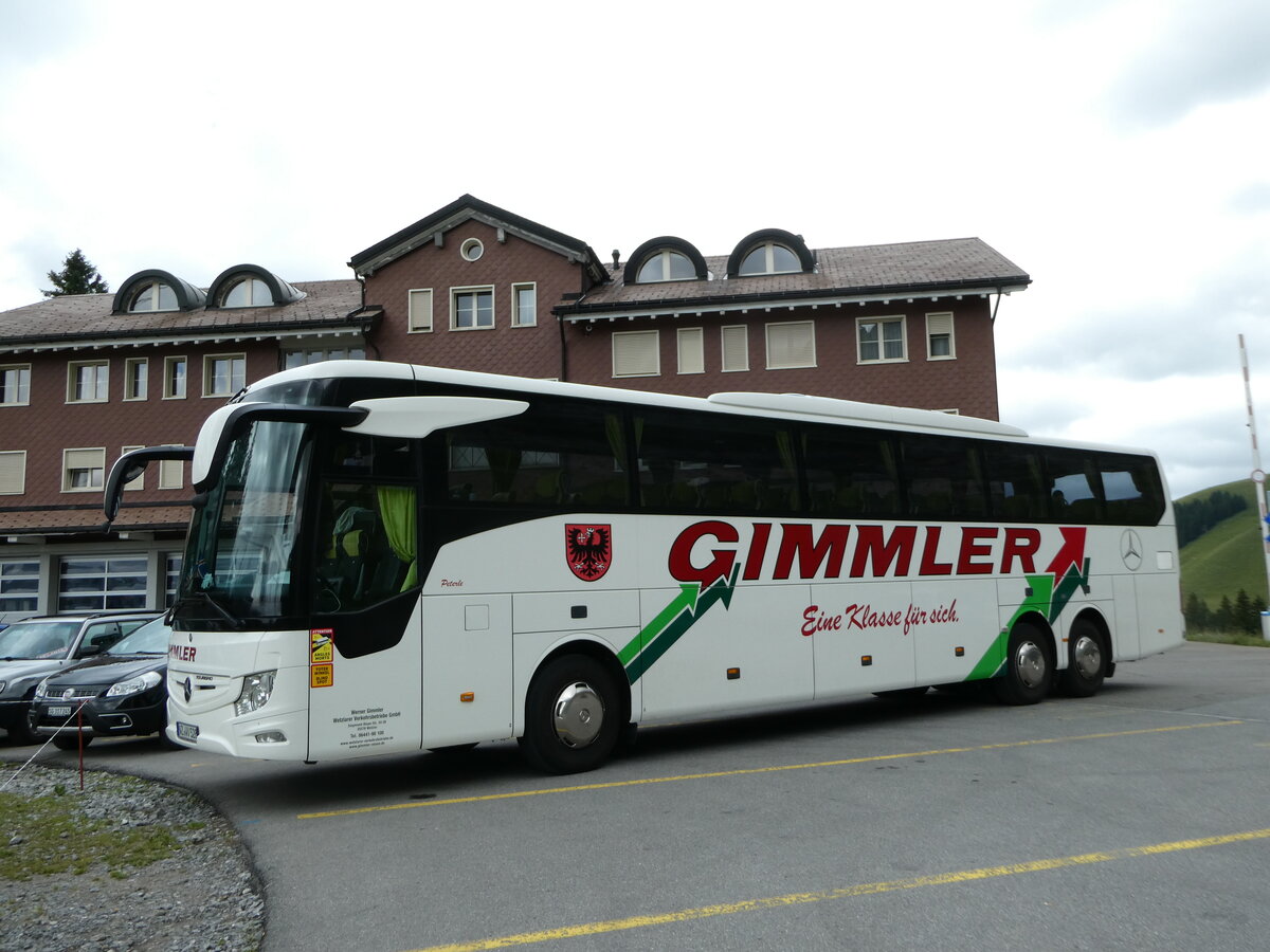 (252'347) - Aus Deutschland: Gimmler, Wetzlar - WZ-WV 528 - Mercedes am 4. Juli 2023 in Schw�galp, S�ntis-Schwebebahn