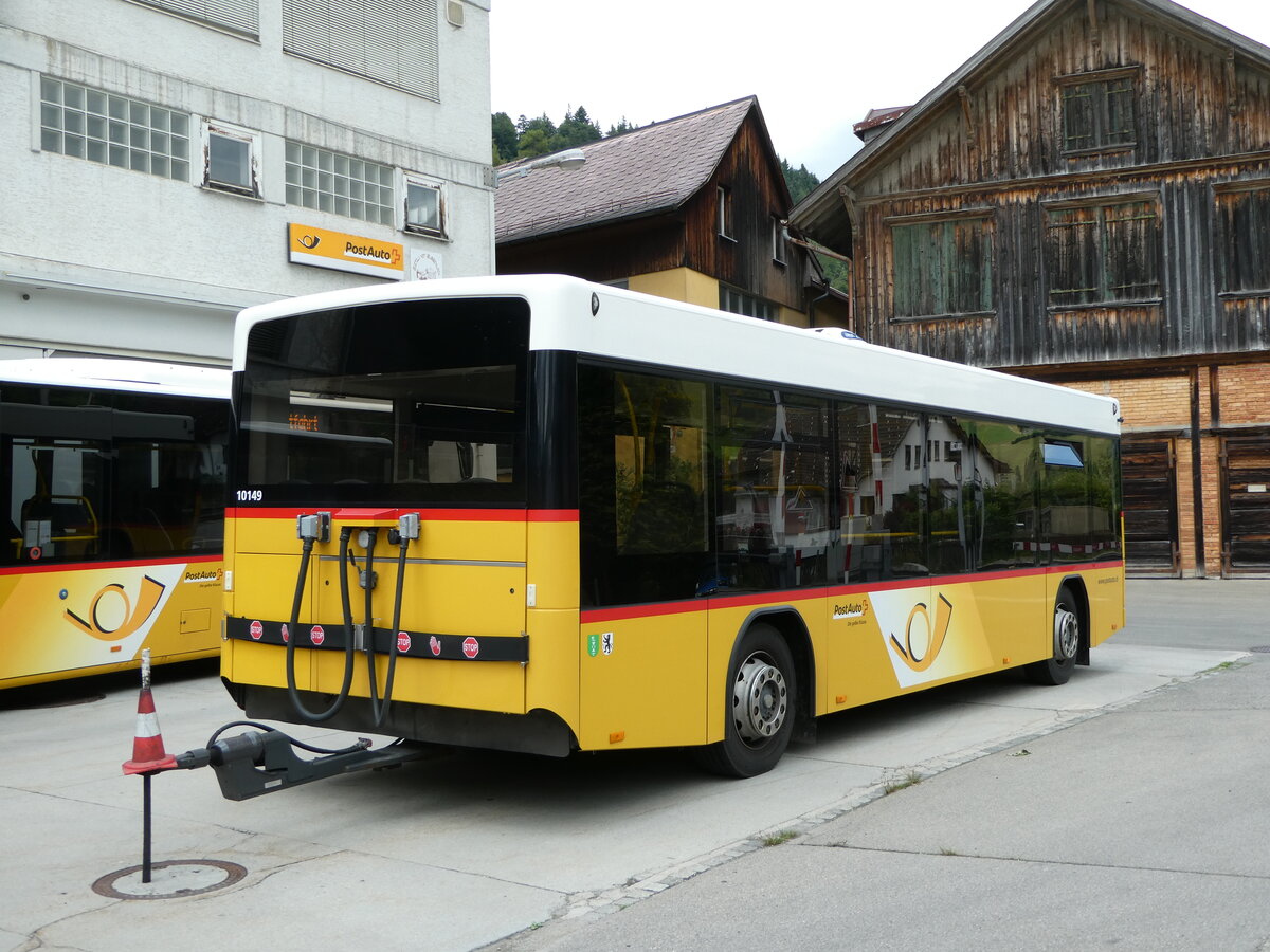 (252'364) - PostAuto Ostschweiz - SG 412'681/PID 10'149 - Hess Personenanh�nger am 4. Juli 2023 in Urn�sch, Garage