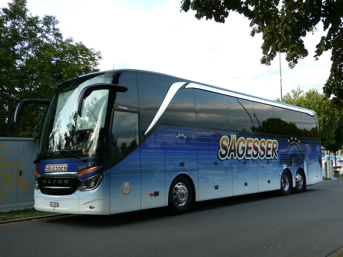 (252'846) - S�gesser, Wintersingen - Nr. 4/BL 7301 - Setra am 20. Juli 2023 in Thun, Strandbad
