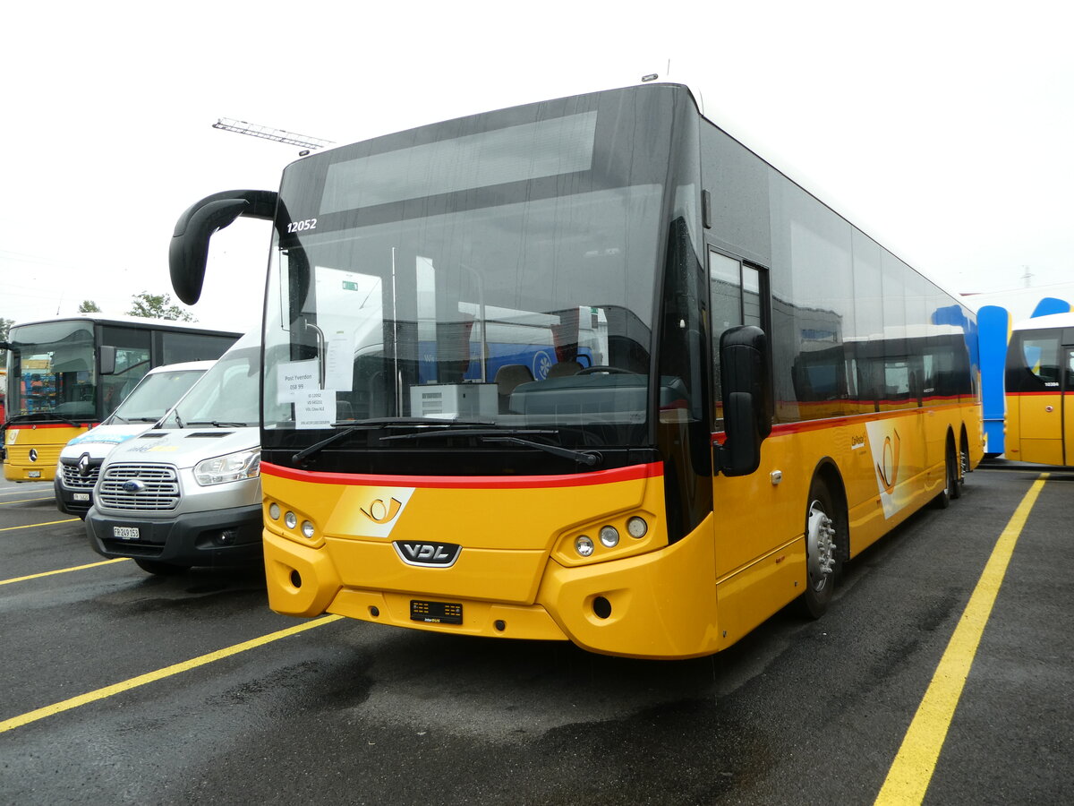 (253'154) - CarPostal Ouest - PID 12'052 - VDL (ex Ballestraz, Gr�ne) am 29. Juli 2023 in Kerzers, Interbus