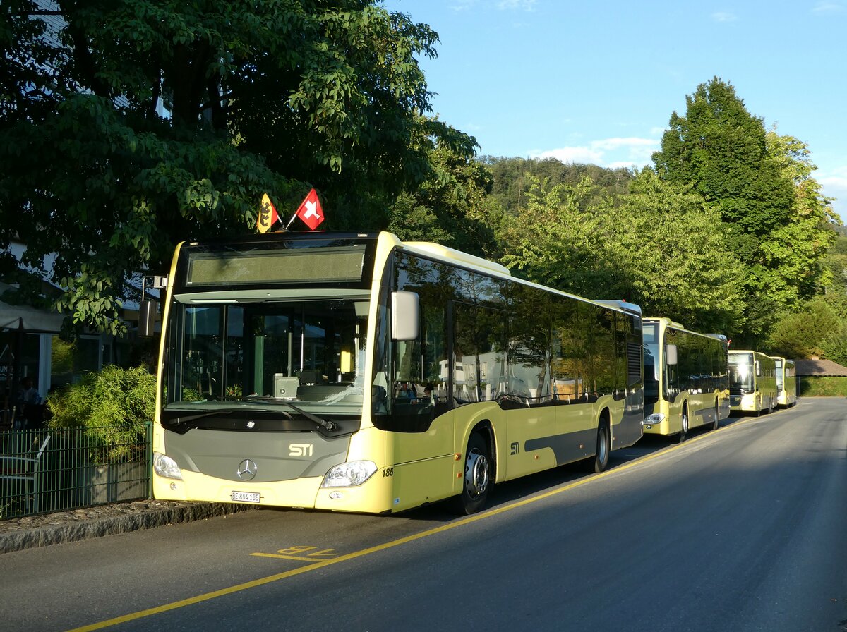 (253'248) - STI Thun - Nr. 185/BE 804'185 - Mercedes am 31. Juli 2023 bei der Schiffl�ndte Thun