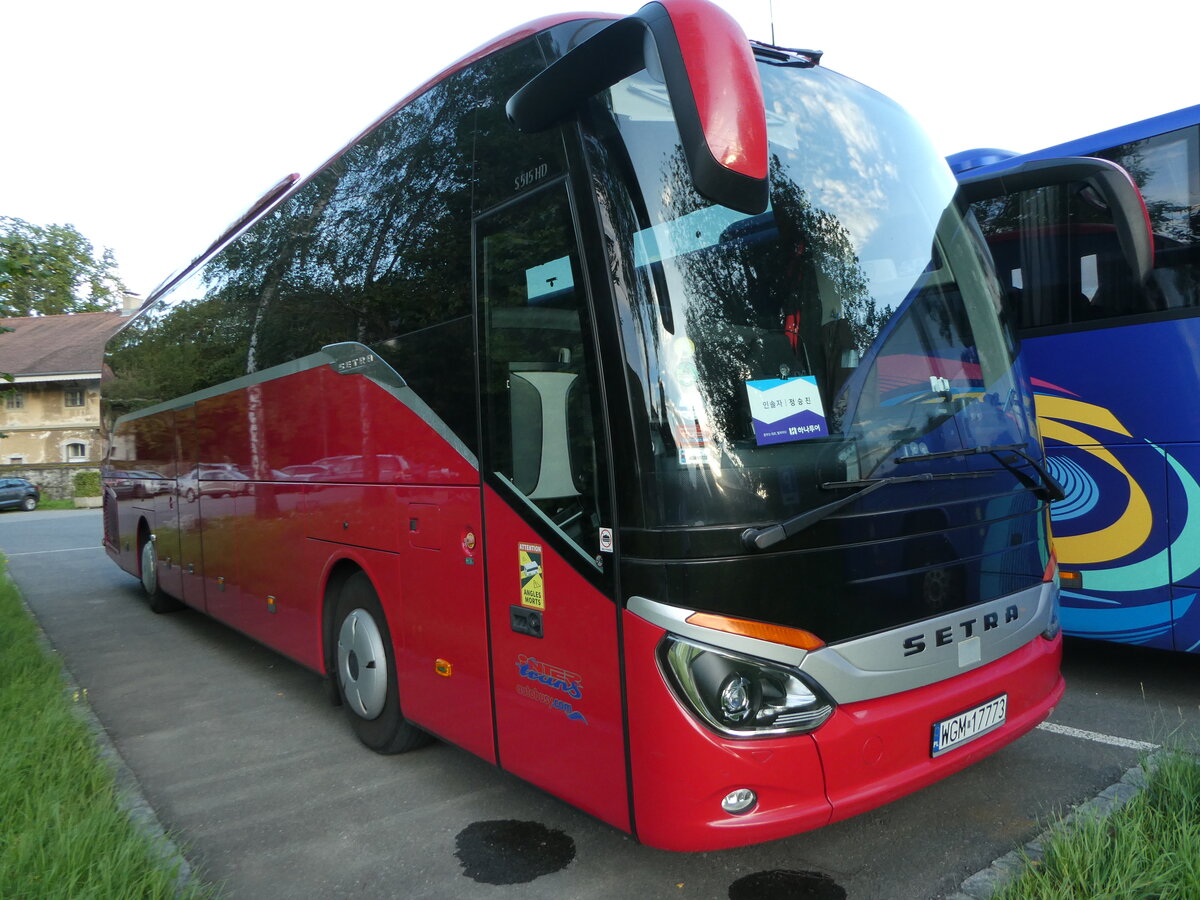 (253'256) - Aus Polen: Inter-Trans, Kani�w - WGM 17'773 - Setra am 31. Juli 2023 in Thun, Scherzligen/Schadau