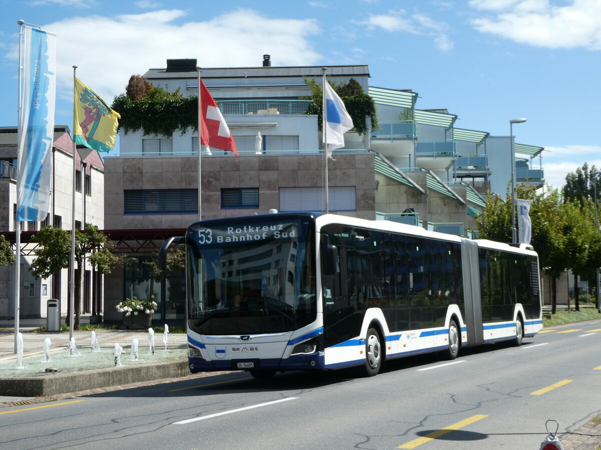 (253'322) - Odermatt, Rotkreuz - Nr. 234/ZG 54'695 - MAN am 3. August 2023 beim Bahnhof Rotkreuz