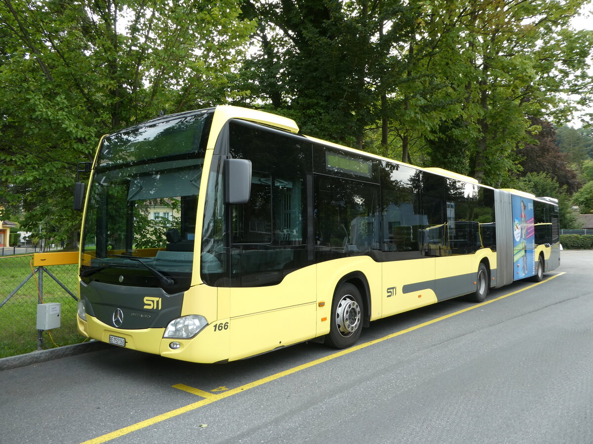 (253'530) - STI Thun - Nr. 166/BE 752'166 - Mercedes am 8. August 2023 bei der Schiffl�ndte Thun
