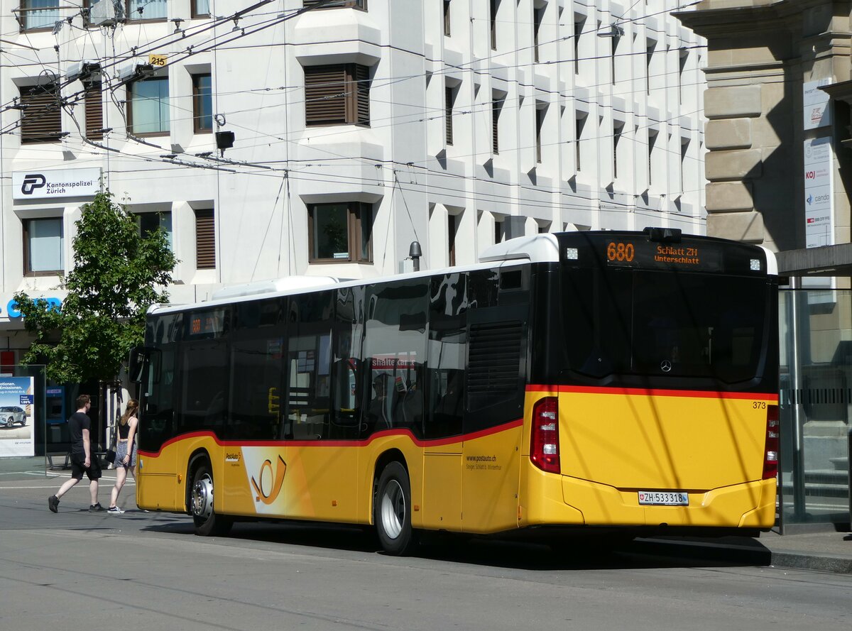 (253'641) - Steiger, Schlatt - Nr. 373/ZH 533'318/PID 11'103 - Mercedes am 11. August 2023 beim Hauptbahnhof Winterthur