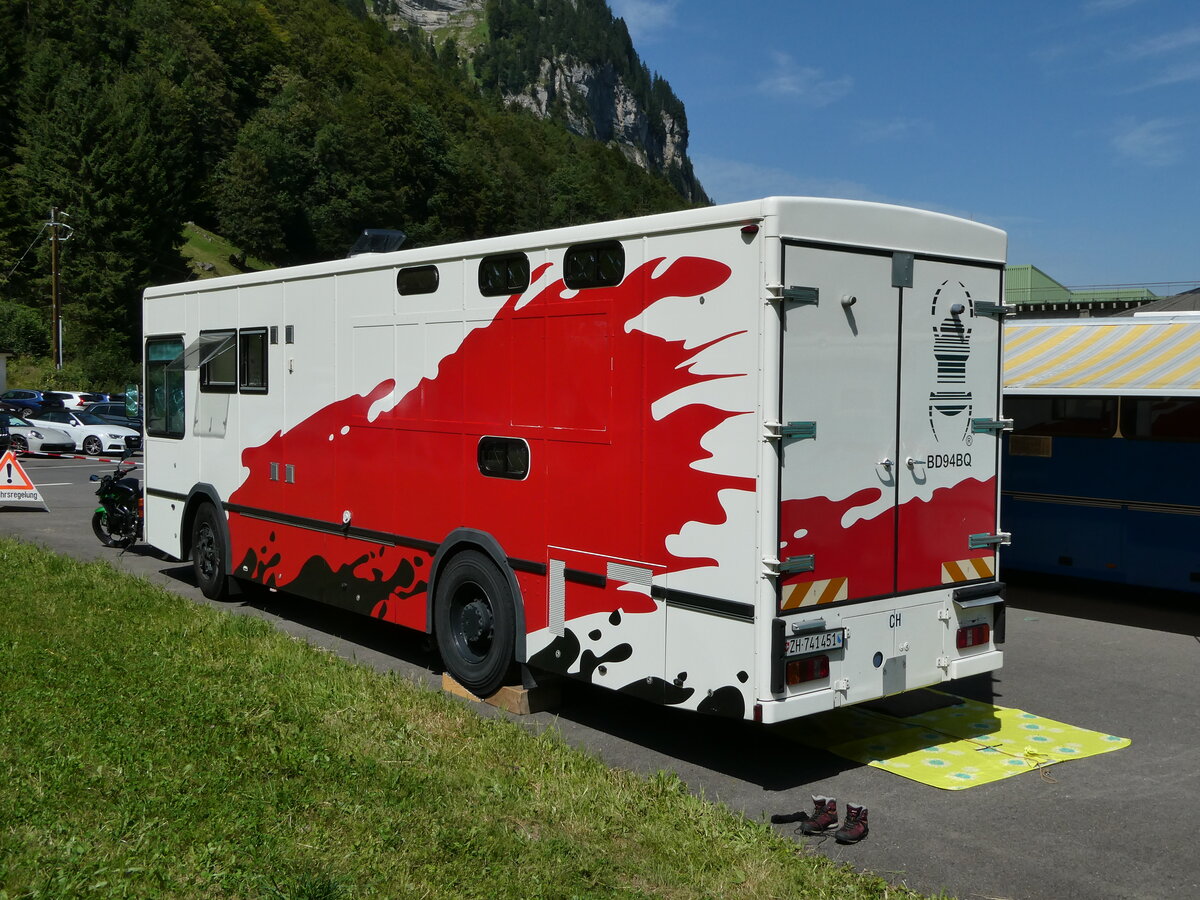 (253'977) - M�llner, Embrach - ZH 741'451 - NAW/FHS (ex Migros, Moosseedorf) am 19. August 2023 in Hoch-Ybrig, Talstation Weglosen