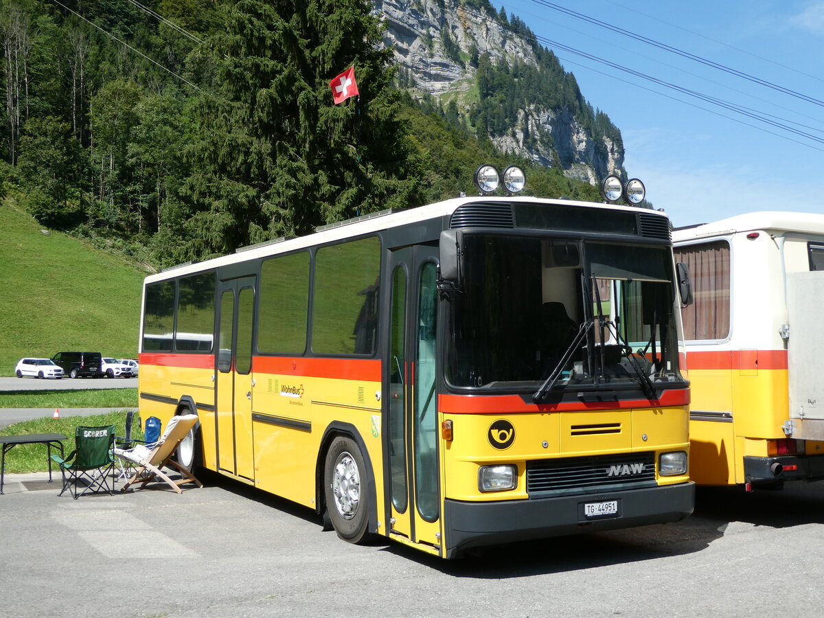 (253'986) - B�chi, Wil - TG 44'951 - NAW/Hess (ex K�ng, Beinwil PID 952; ex Voegtlin-Meyer, Brugg Nr. 79) am 19. August 2023 in Hoch-Ybrig, Talstation Weglosen