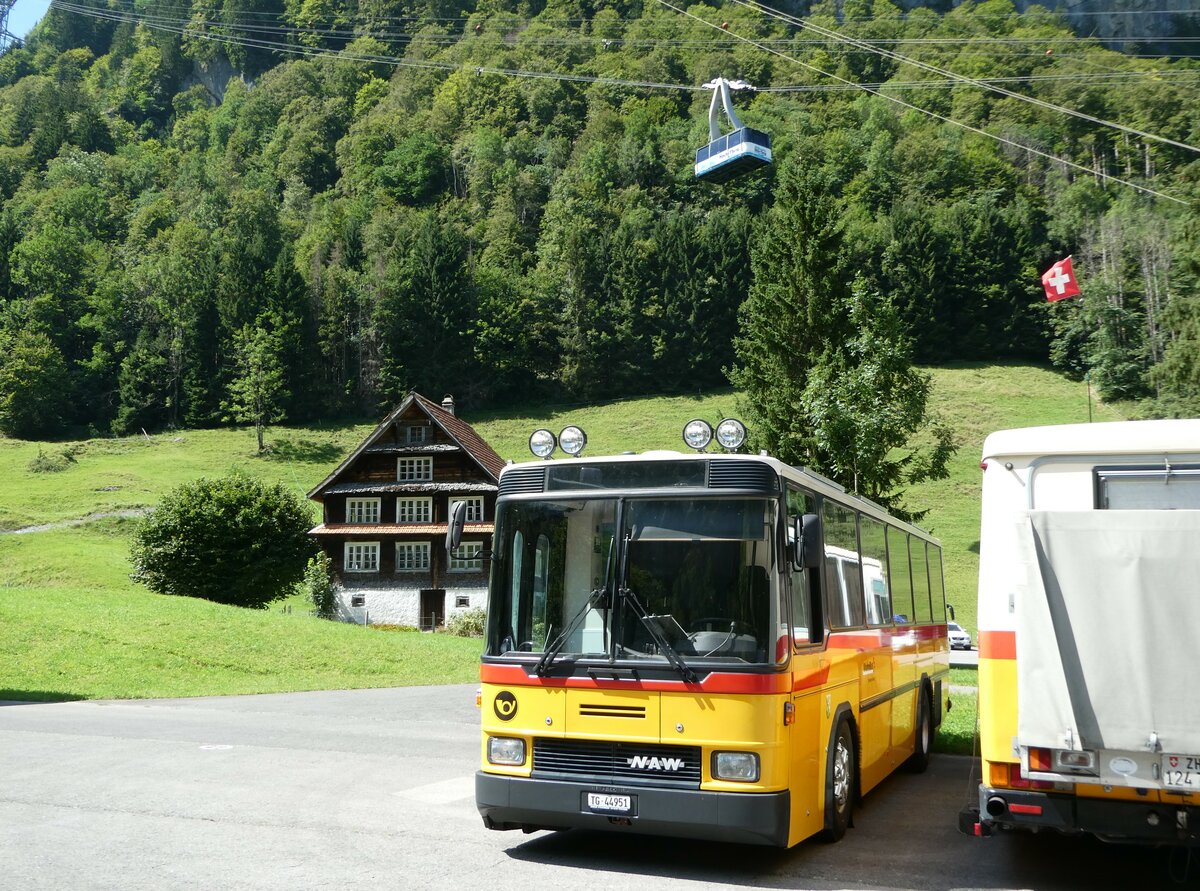(254'014) - B�chi, Wil - TG 44'951 - NAW/Hess (ex K�ng, Beinwil PID 952; ex Voegtlin-Meyer, Brugg Nr. 79) am 19. August 2023 in Hoch-Ybrig, Talstation Weglosen