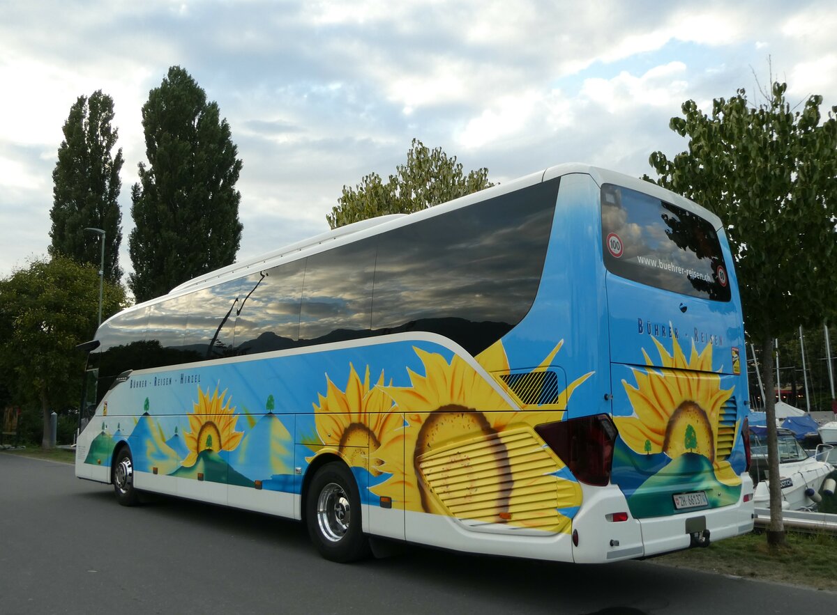 (254'061) - B�hrer, Hirzel - ZH 66'137 - Setra am 19. August 2023 in Thun, Strandbad