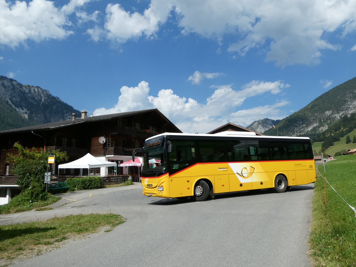 (254'154) - Spring, Schwenden - BE 368'914/PID 10'313 - Iveco am 22. August 2023 in Grimmialp, Hotel Spillgerten
