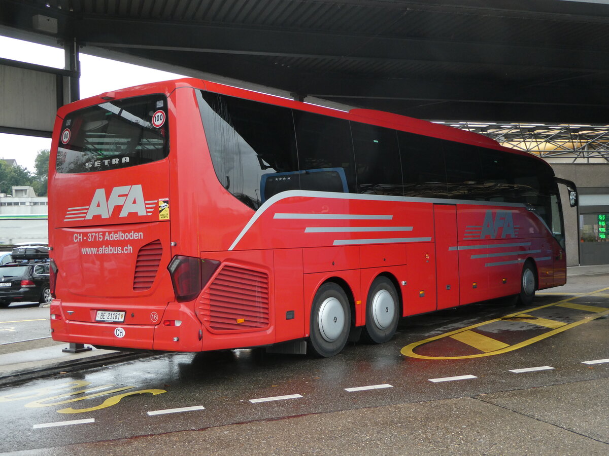 (254'289) - AFA Adelboden - Nr. 16/BE 21'181 - Setra am 29. August 2023 in Pratteln, Rastst�tte