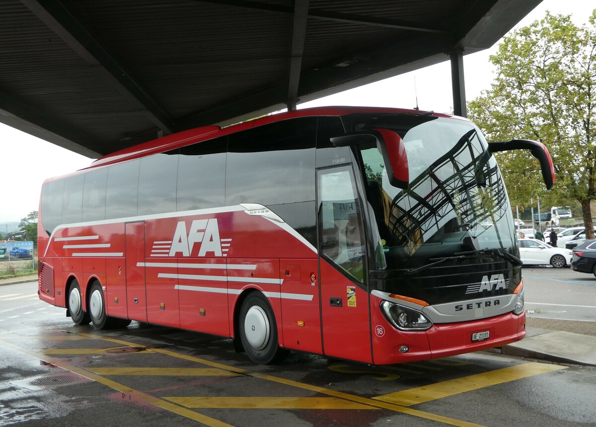 (254'290) - AFA Adelboden - Nr. 16/BE 21'181 - Setra am 29. August 2023 in Pratteln, Rastst�tte