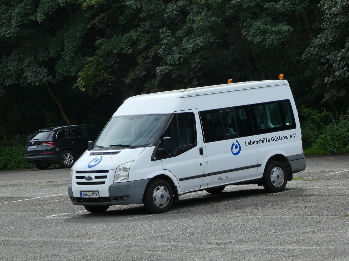 (254'451) - Lebenshilfe, G�strow - G�-L 101 - Ford am 31. August 2023 in Zinnowitz, Parkplatz