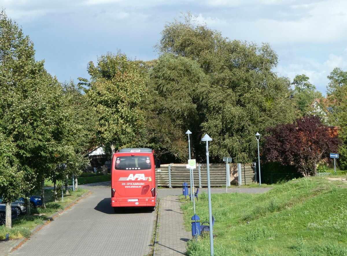 (254'501) - Aus der Schweiz: AFA Adelboden - Nr. 16/BE 21'181 - Setra am 31. August 2023 in Karnin, Karniner Br�cke