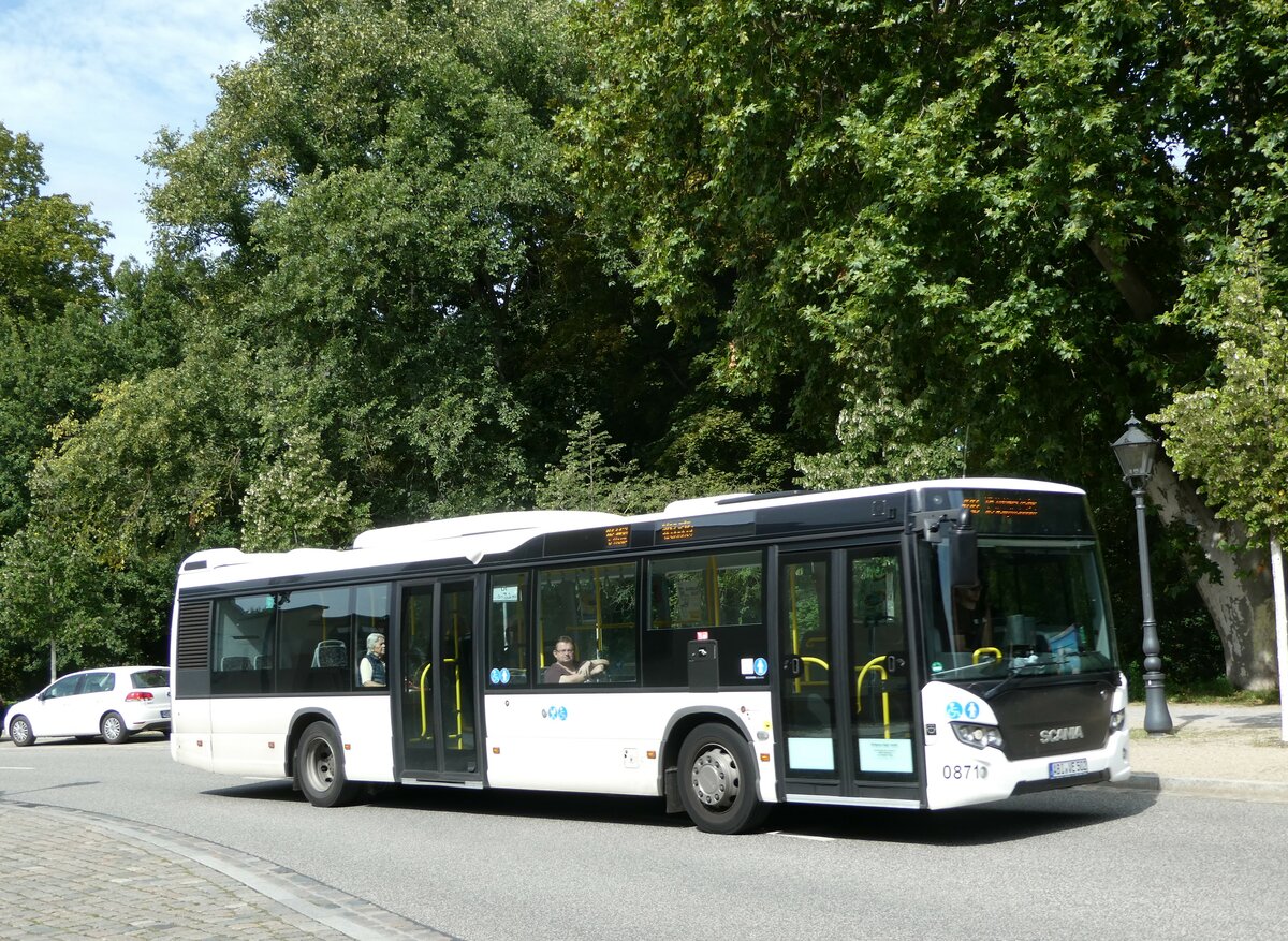 (254'739) - S�ger, Kemberg - Nr. 871/ABI-VE 502 - Scania am 3. September 2023 in Wittenberg, Fleischerstrasse