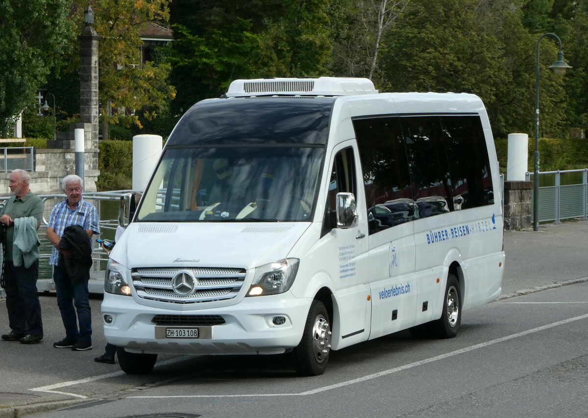 (255'456) - B�hrer, Hirzel - ZH 103'108 - Mercedes am 20. September 2023 bei der Schiffl�ndte Thun