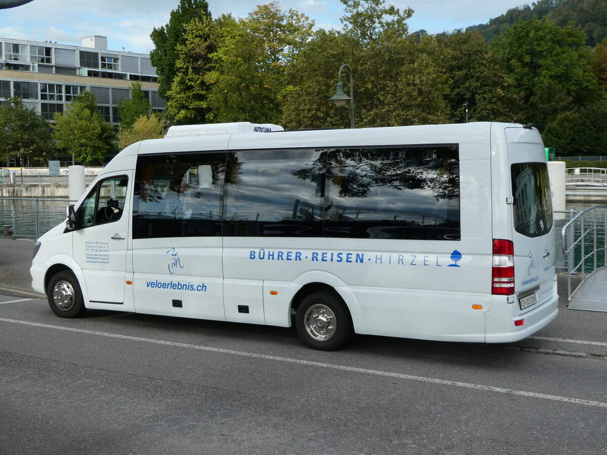 (255'457) - B�hrer, Hirzel - ZH 103'108 - Mercedes am 20. September 2023 bei der Schiffl�ndte Thun