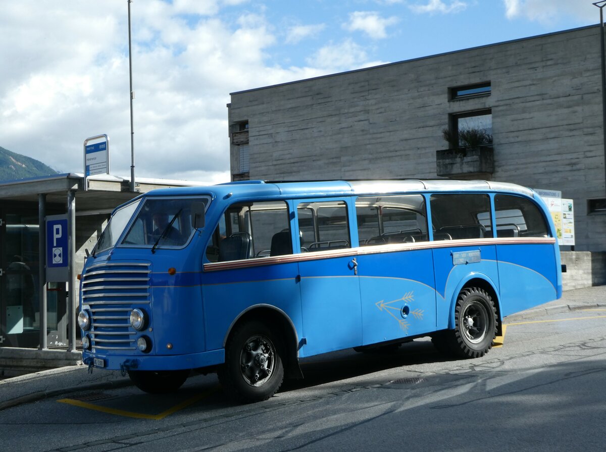 (255'526) - Theytaz, Sion - VS 1300 - Saurer/Mudry am 23. September 2023 in H�r�mence