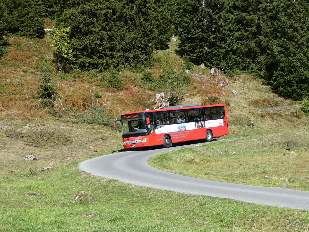 (255'783) - AFA Adelboden - Nr. 24/BE 26'701/PID 10'040 - Setra am 1. Oktober 2023 bei der Engstlenalp (Einsatz: PostAuto f�r Engstlenalp-Bus)
