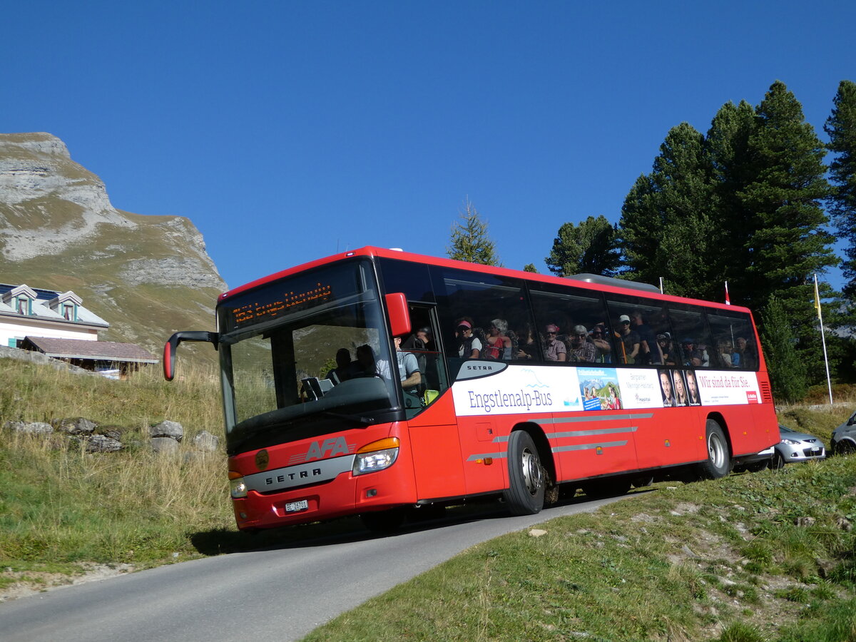 (255'794) - AFA Adelboden - Nr. 24/BE 26'701/PID 10'040 - Setra am 1. Oktober 2023 auf der Engstlenalp (Einsatz: PostAuto f�r Engstlenalp-Bus)