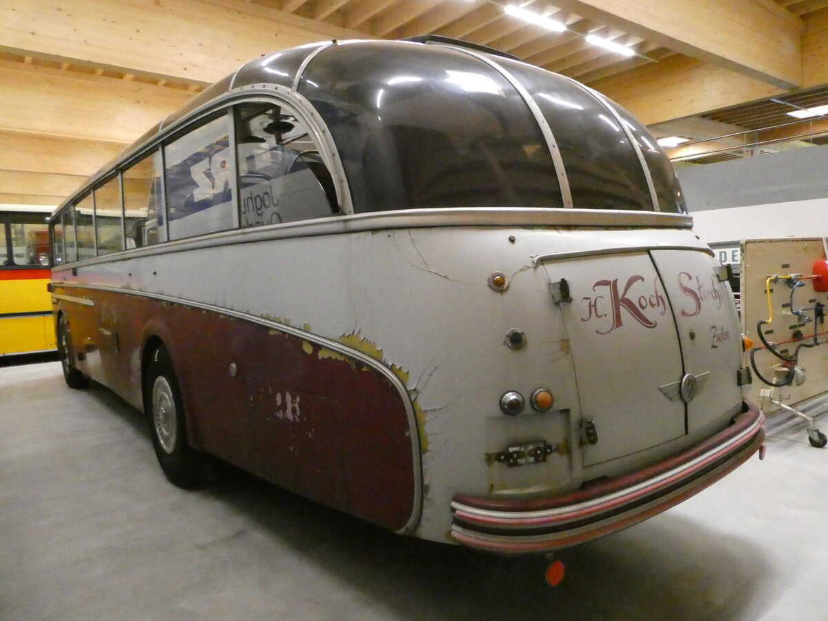 (255'943) - Koch-Sterchi, Ziefen (R�llin) - FBW/FHS am 7. Oktober 2023 in N�fels, FBW-Museum