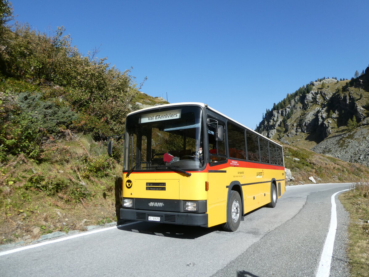 (256'023) - Oser, B�rchen - VS 93'575 - NAW/Lauber (ex Epiney, Ayer PID 1076) am 8. Oktober 2023 bei Grimentz