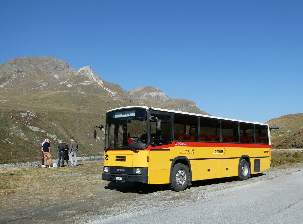 (256'035) - Oser, B�rchen - VS 93'575 - NAW/Lauber (ex Epiney, Ayer PID 1076) am 8. Oktober 2023 in Moiry, Lac de Moiry