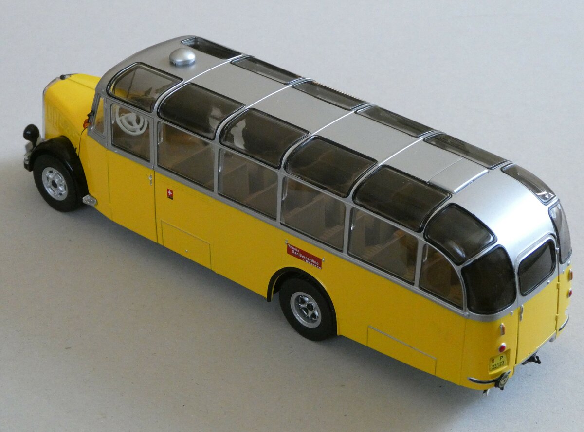 (256'063) - PTT-Regie - P 23'123 - Saurer/R&J am 9. Oktober 2023 in Thun (Modell)