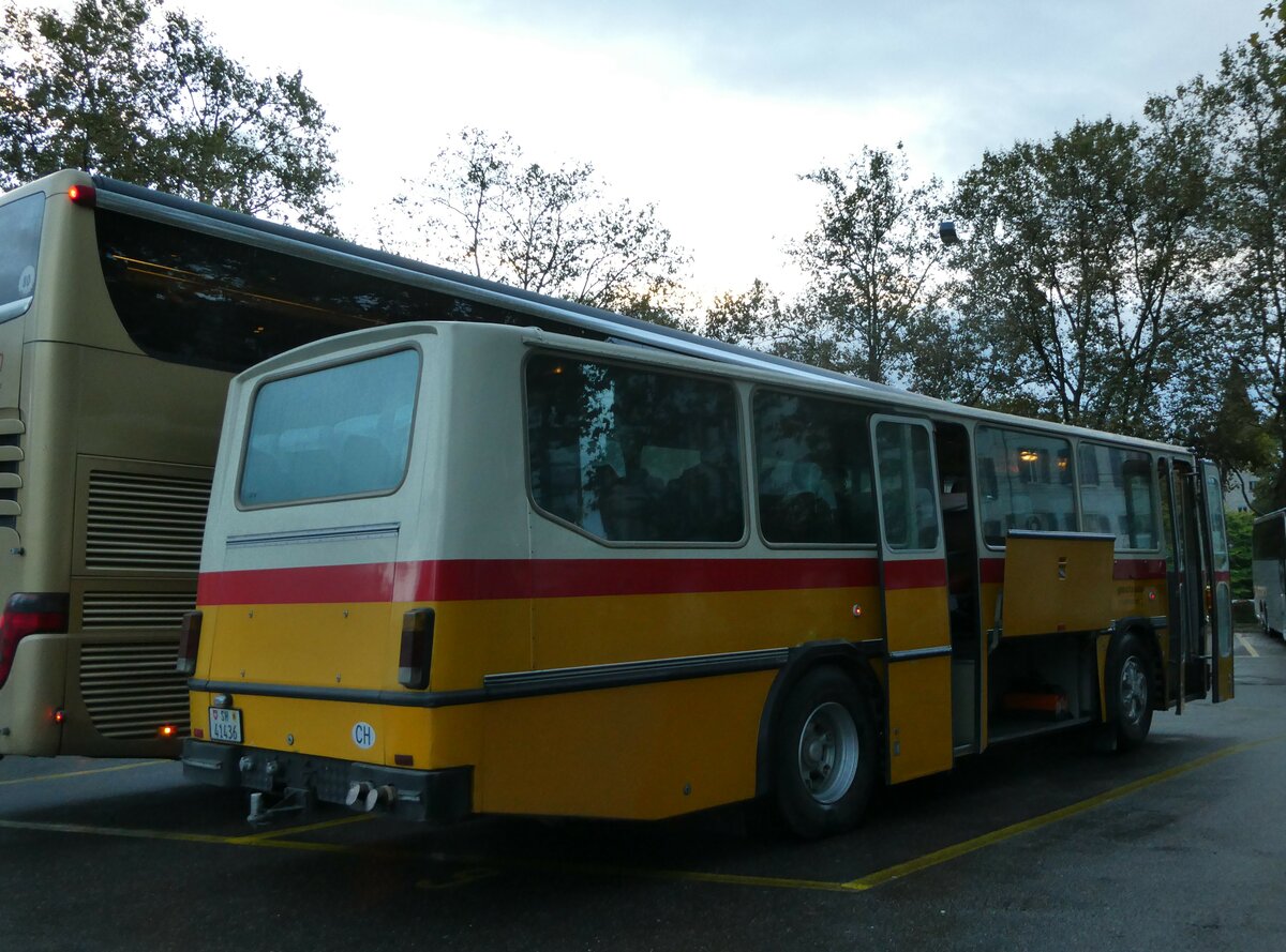 (256'207) - Palotas Haag, Schaffhausen - SH 41'436 - FBW/Hess (ex Ruklic, Schaffhausen; ex Tiemann, Oetwil Nr. 4; ex Ruspini, Castelrotto; ex P 23'404) am 21. Oktober 2023 in Z�rich, Sihlquai