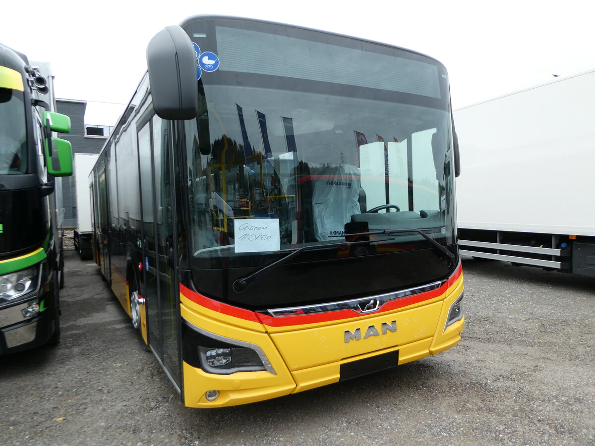 (257'095) - Geissmann, H�gglingen - (041'523) - MAN am 18. November 2023 in Schmerikon, Thomann