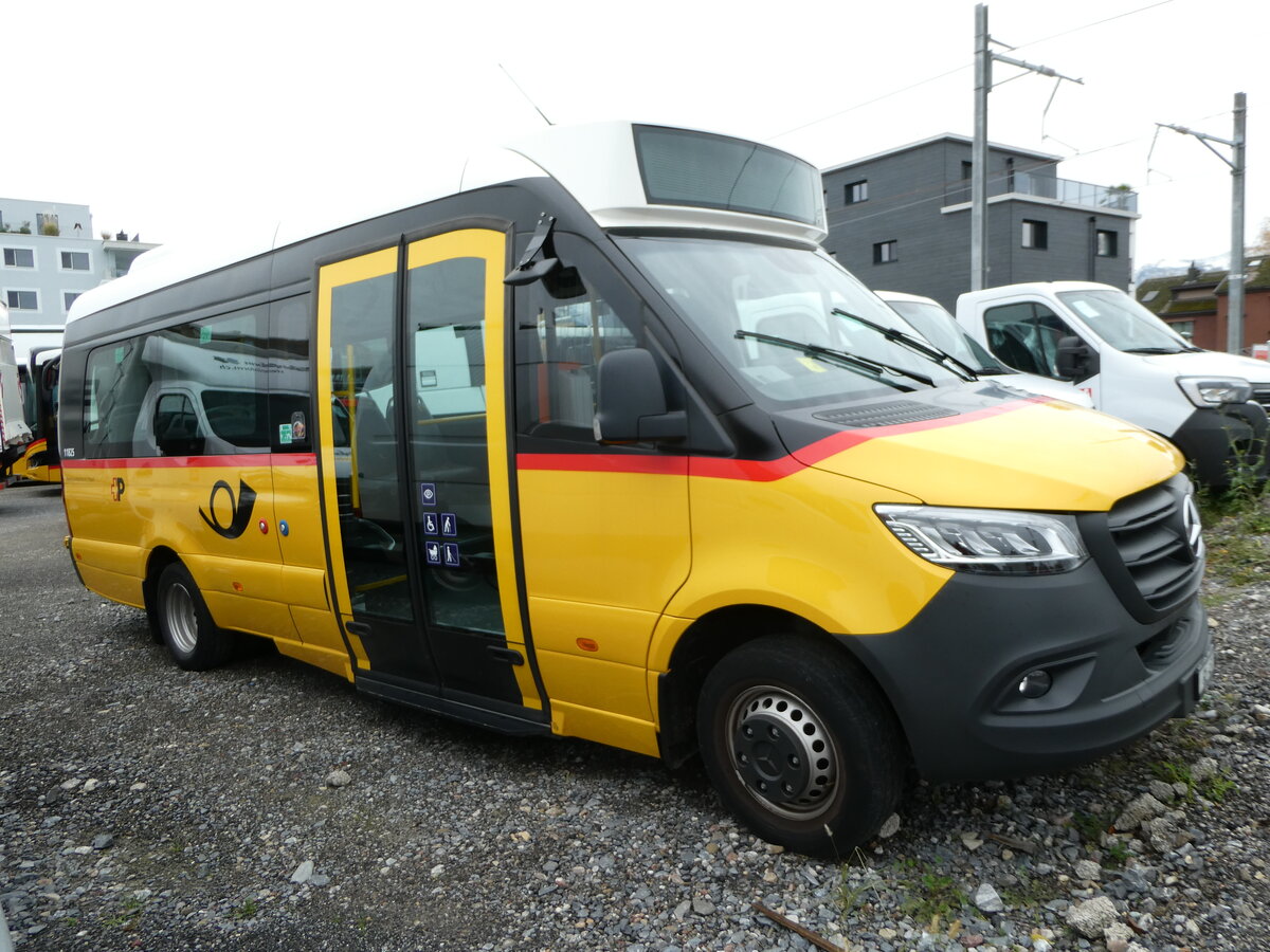 (257'102) - Niederer, Filzbach - GL 43/PID 11'825 - Mercedes/Tremonia am 18. November 2023 in Schmerikon, Thomann