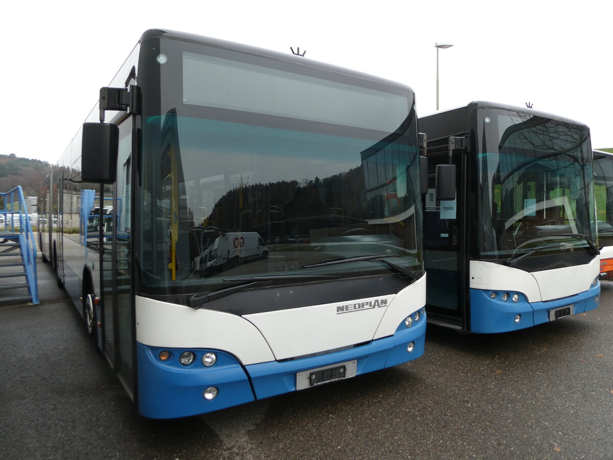 (257'144) - VBZ Z�rich - Nr. 562 - Neoplan am 18. November 2023 in Winterthur, Daimler Buses