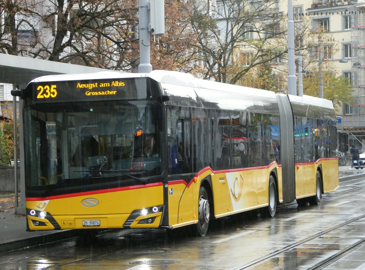 (257'213) - Stutz, Jonen - Nr. 417/ZH 90'874/PID 11'792 - Solaris am 24. November 2023 in Z�rich, Schmiede Wiedikon