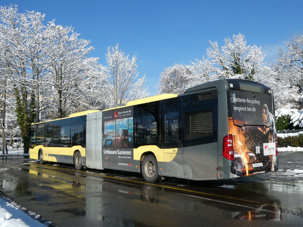 (257'388) - STI Thun - Nr. 184/BE 804'184 - Mercedes am 3. Dezember 2023 bei der Schiffl�ndte Thun