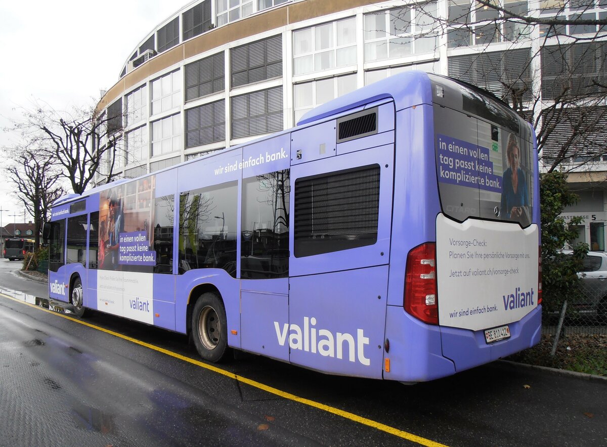 (257'597) - STI Thun - Nr. 412/BE 810'412 - Mercedes am 12. Dezember 2023 bei der Schiffl�ndte Thun