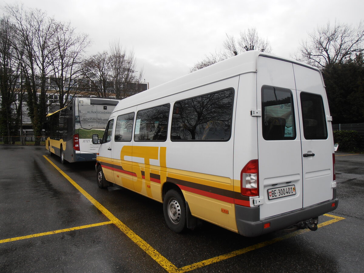 (257'626) - STI Thun - Nr. 1/BE 300'401 - Mercedes am 14. Dezember 2023 bei der Schiffl�ndte Thun