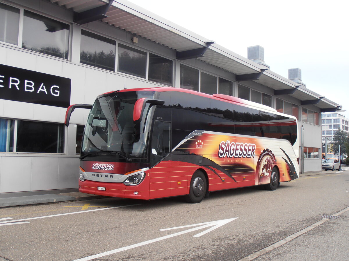 (257'684) - S�gesser, Wintersingen - Nr. 8/BL 136'533 - Setra am 16. Dezember 2023 in Winterthur, Merbag