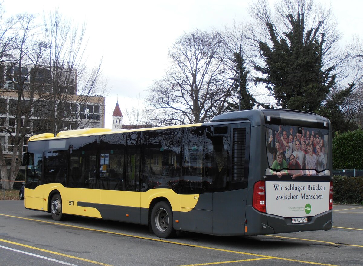 (257'970) - STI Thun - Nr. 503/BE 414'503 - Mercedes am 29. Dezember 2023 bei der Schiffl�ndte Thun