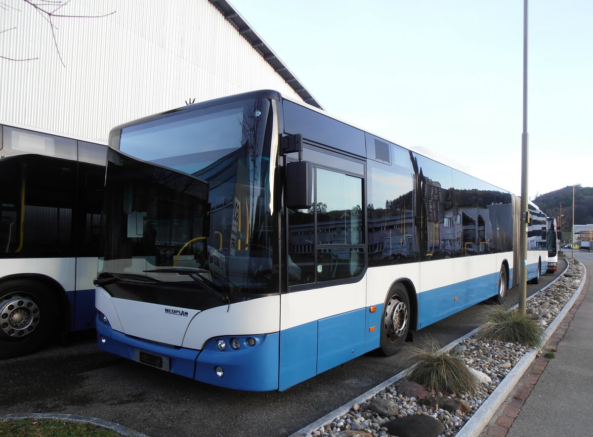 (258'034) - VBZ Z�rich - Nr. 547 - Neoplan am 30. Dezember 2023 in Winterthur, Daimler Buses